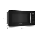 Whirlpool 1-cu ft 900 -Watt Air Fry Countertop Convection Microwave ( Black )