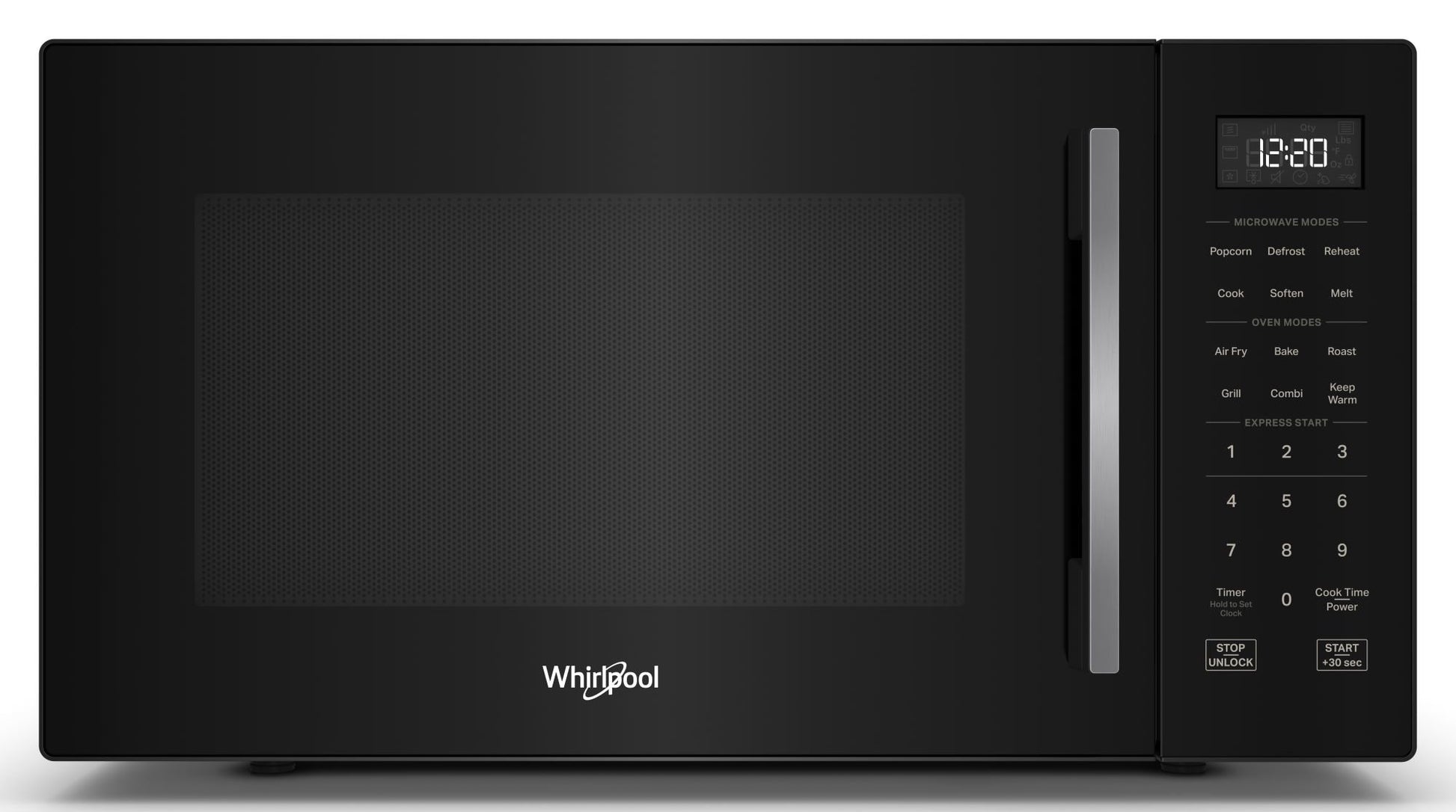 Whirlpool 1-cu ft 900 -Watt Air Fry Countertop Convection Microwave ( Black )