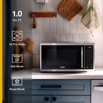 Whirlpool 1-cu ft 1350 -Watt Air Fry Countertop Convection Microwave ( Stainless Steel ), FINAL PRICE: $239.99 + TAX