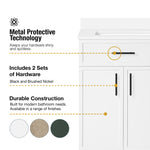 Style Selections Dolton 24-in True White Undermount Single Sink Bathroom Vanity with White Engineered Stone Top (Fully Assembled)