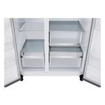LG Craft Ice 26.6-cu ft Side-by-Side Refrigerator Smart Compatible with Dual Ice Maker Water and Ice Dispenser (Printproof Stainless Steel), LL27T3530S/00 *JR2509, Retail: $2,032.00, FINAL PRICE: $1,039.99 + TAX