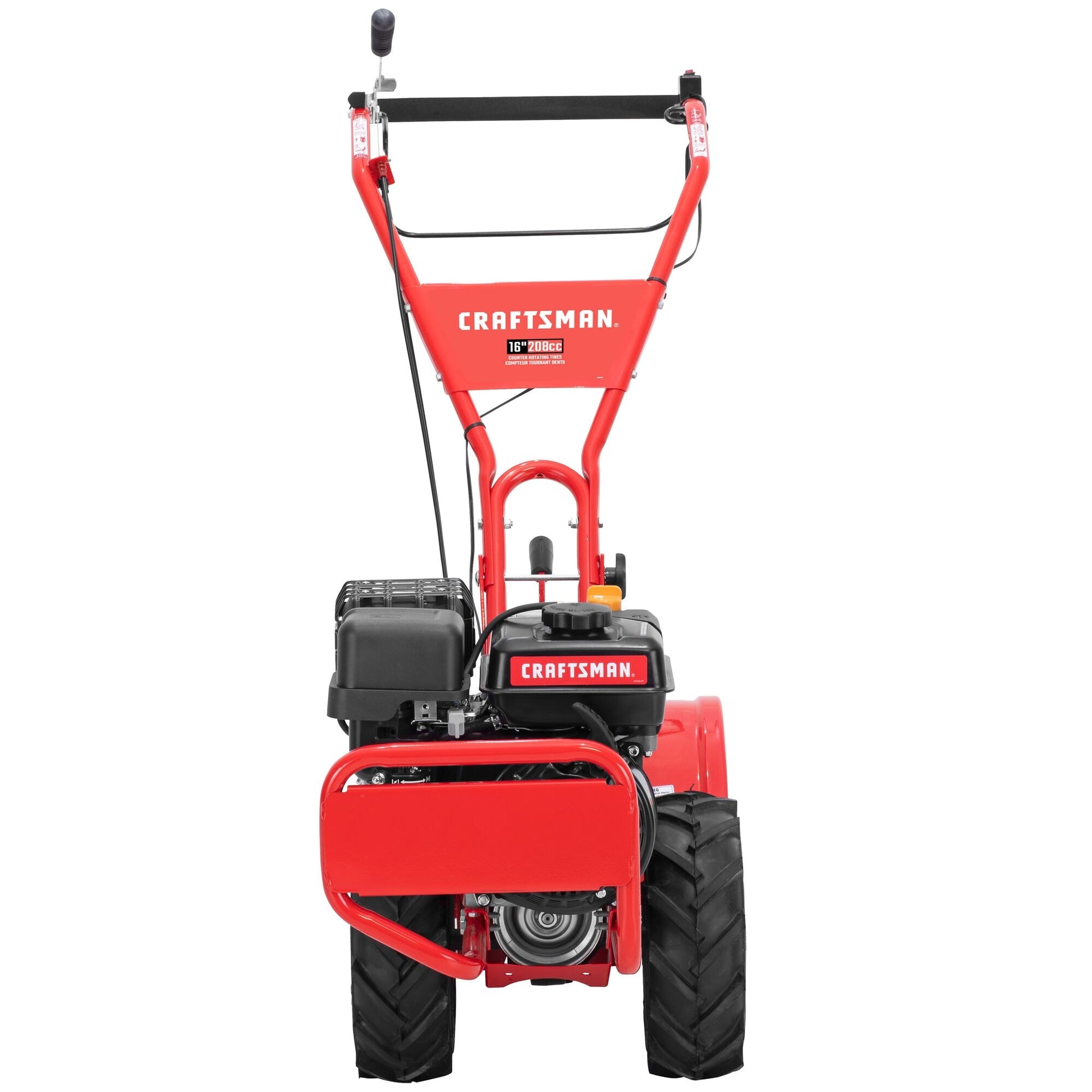 CRAFTSMAN 208-cc 16-in Rear -Tine Counter-rotating Tiller
