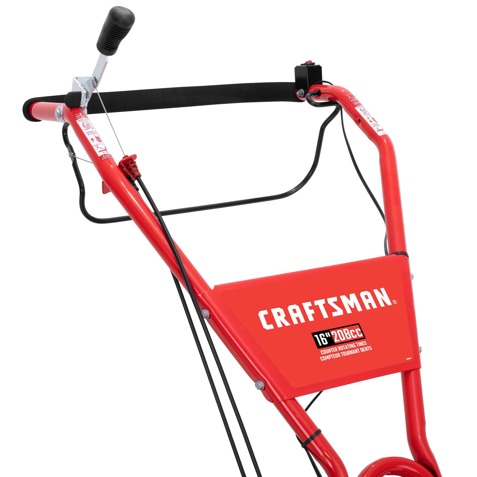 CRAFTSMAN 208-cc 16-in Rear -Tine Counter-rotating Tiller