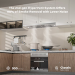 DZS 30-in Convertible 900-CFM Stainless Steel Insert Under Cabinet Range Hood with Charcoal Filter, DNAB01-30 *JR2509, Retail: $289.00, FINAL PRICE: $149.99 + TAX