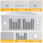 DZS 30-in Convertible 900-CFM Stainless Steel Insert Under Cabinet Range Hood with Charcoal Filter, DNAB01-30 *JR2509, Retail: $289.00, FINAL PRICE: $149.99 + TAX