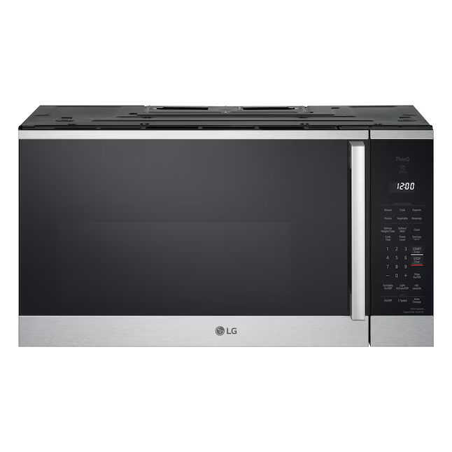 LG 1.8-cu ft 30-in Over-the-Range Microwave with Sensor Cooking (PrintProof Stainless Steel), MVEM1825X *JR2511, Retail: $499.00, FINAL PRICE: $219.99 + TAX