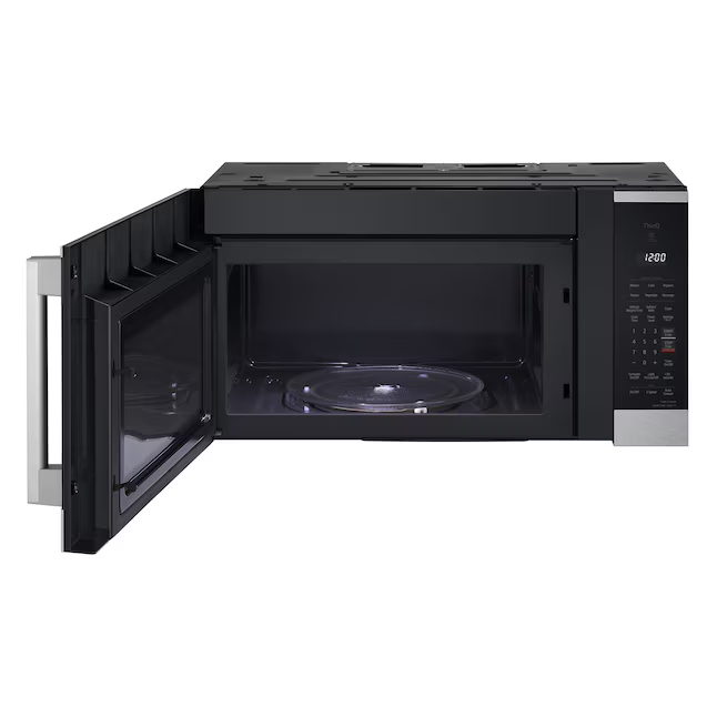 LG 1.8-cu ft 30-in Over-the-Range Microwave with Sensor Cooking (PrintProof Stainless Steel), MVEM1825X *JR2511, Retail: $499.00, FINAL PRICE: $219.99 + TAX