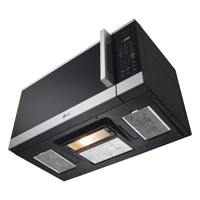 LG 1.8-cu ft 30-in Over-the-Range Microwave with Sensor Cooking (PrintProof Stainless Steel), MVEM1825X *JR2511, Retail: $499.00, FINAL PRICE: $219.99 + TAX