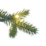 GE 12-ft Montana fir Pre-lit Artificial Christmas Tree with White LED Lights