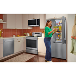 LG 1.8-cu ft 30-in Over-the-Range Microwave with Sensor Cooking (PrintProof Stainless Steel), MVEM1825X *JR2511, Retail: $499.00, FINAL PRICE: $219.99 + TAX