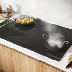 Bosch 800 Series 30-in 4 burners Black Smart Compatible Induction Cooktop