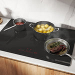 Bosch 800 Series 30-in 4 burners Black Smart Compatible Induction Cooktop