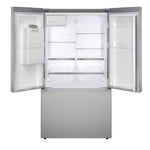 Bosch Counter-Depth 300 Series 21.6-cu ft 3 -Door 36-in Wide Built-In with Ice Maker (Stainless Steel)