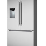Bosch Counter-Depth 300 Series 21.6-cu ft 3 -Door 36-in Wide Built-In with Ice Maker (Stainless Steel)