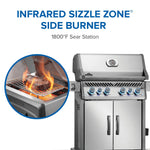 NAPOLEON Rogue PRO-S 525 Series Stainless Steel 4 -Burner Infrared Natural Gas Grill 1 -Side Burner