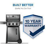 NAPOLEON Freestyle 365 Graphite Grey 3 -Burner Infrared Natural Gas Grill, F365DNGT, FINAL PRICE: