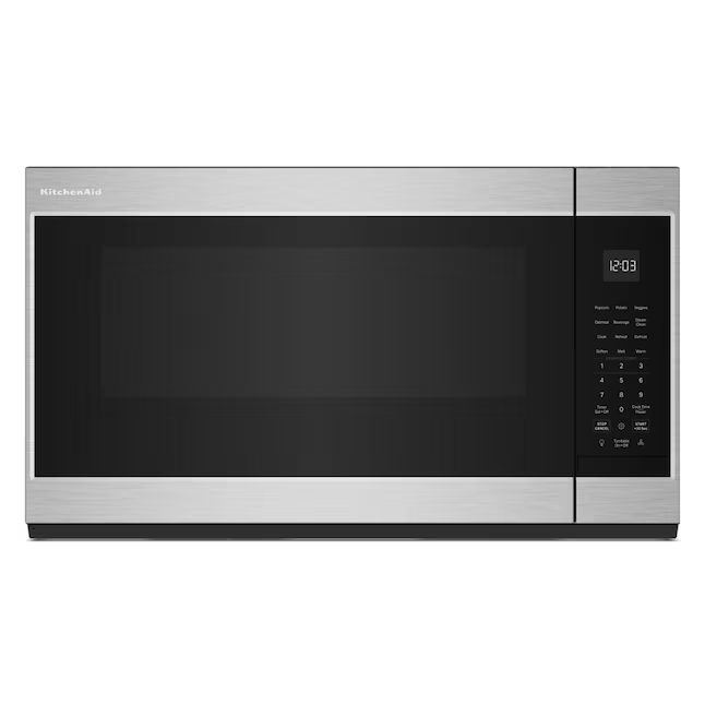 KitchenAid 1.9-cu ft Over-the-Range Microwave with Sensor Cooking (PrintShield Stainless Steel), KMMS230RPS/01 *JR2511, Retail: $699.00, FINAL PRICE: $399.99 + TAX