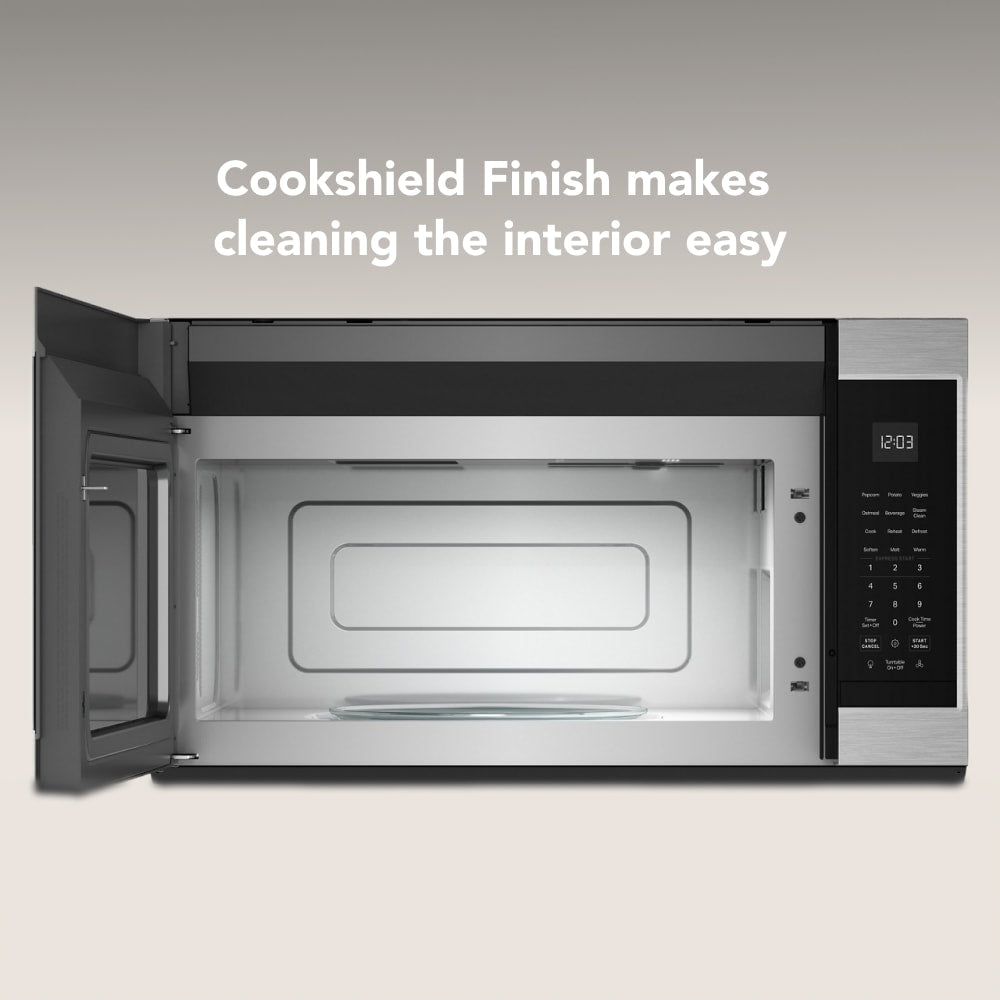 KitchenAid 1.9-cu ft Over-the-Range Microwave with Sensor Cooking ( PrintShield Stainless )