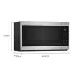 KitchenAid 1.9-cu ft Over-the-Range Microwave with Sensor Cooking ( PrintShield Stainless )
