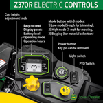 John Deere Z370R ZTrak 42-in Battery Zero-Turn Riding Lawn Mower, BG21327 *JR2510, Retail: $6,499.00, FINAL PRICE: $3,999.99 + TAX