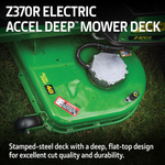 John Deere Z370R ZTrak 42-in Battery Zero-Turn Riding Lawn Mower, BG21327 *JR2510, Retail: $6,499.00, FINAL PRICE: $3,999.99 + TAX