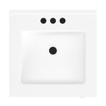 Alpine Reserve Lambert 18-in Basil Green Undermount Single Sink Bathroom Vanity with White Engineered Stone Top (Fully Assembled), LOWE18VPN, MSRP: $449.00, FINAL PRICE: $319.99