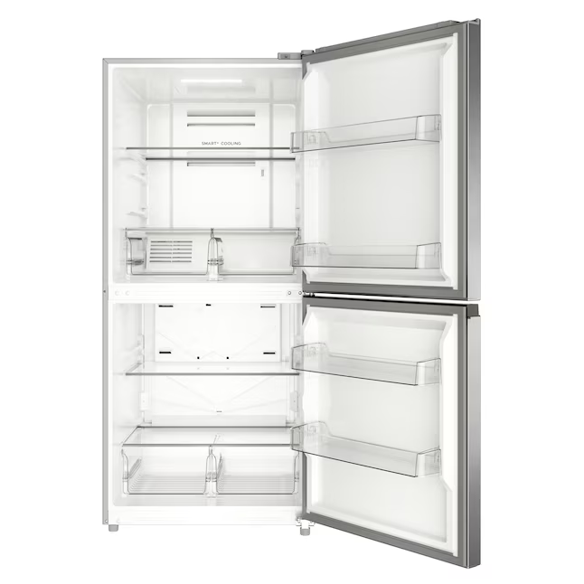 Midea 50/50 Flex 3 Way Convertible Upright Freezer/Refrigerator 20-cu ft Garage Ready Frost-free Upright Freezer ( Stainless Steel ) ENERGY STAR Certified