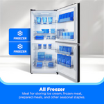 Midea 50/50 Flex 3 Way Convertible Upright Freezer/Refrigerator 20-cu ft Garage Ready Frost-free Upright Freezer ( Stainless Steel ) ENERGY STAR Certified
