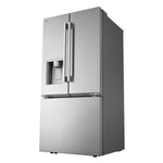 LG Standard-Depth 24.5-cu ft 3 -Door 33-in Wide Smart Compatible French Door Refrigerator with Dual Ice Maker with Water and Ice Dispenser ( PrintProof Stainless Steel ) ENERGY STAR Certified