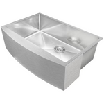 AKDY HEX Farmhouse apron front 33-in x 20-in Stainless Steel Single Bowl Kitchen Sink, KS0515-KF9 *HD2507, Retail: $399.99, FINAL PRICE: $219.99 + TAX