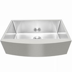 AKDY HEX Farmhouse apron front 33-in x 20-in Stainless Steel Single Bowl Kitchen Sink, KS0515-KF9 *HD2507, Retail: $399.99, FINAL PRICE: $219.99 + TAX