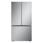 LG Counter-Depth Zero Clearance 25.1-cu ft 36-in Wide French Door Refrigerator with Ice Maker ( PrintProof Stainless Steel ) ENERGY STAR Certified