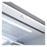 LG Counter-Depth Zero Clearance 25.1-cu ft 36-in Wide French Door Refrigerator with Ice Maker ( PrintProof Stainless Steel ) ENERGY STAR Certified