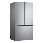 LG Counter-Depth Zero Clearance 25.1-cu ft 36-in Wide French Door Refrigerator with Ice Maker ( PrintProof Stainless Steel ) ENERGY STAR Certified