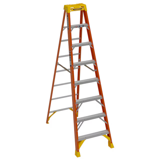 Werner NXT1A08 8-ft ( 12-ft Reach Height ) Fiberglass Type 1A - 300 lbs. Load Capacity Step ladder