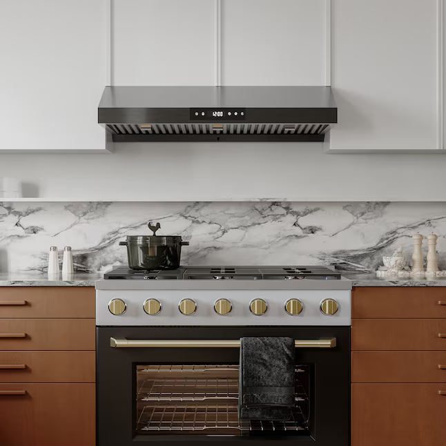 Hauslane 36-in Ducted 500-CFM Black Stainless Steel Under Cabinet Range Hood, UC-PS18BSS-36 *JR2510, Retail: $699.99, FINAL PRICE: $429.99 + TAX