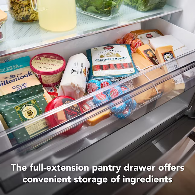 KitchenAid Counter-Depth 20-cu ft 3-Door French Door Refrigerator with Ice Maker (Stainless Steel), KRFC136RPS/00 *JR2509, Retail: $2,799.00, FINAL PRICE: $1,199.99 + TAX