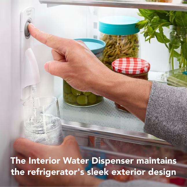 KitchenAid Counter-Depth 20-cu ft 3-Door French Door Refrigerator with Ice Maker (Stainless Steel), KRFC136RPS/00 *JR2509, Retail: $2,799.00, FINAL PRICE: $1,199.99 + TAX