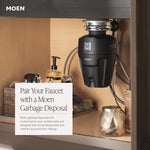 Moen Joric Matte Black Single Handle Deck-mount Pull-down Kitchen Faucet with Sprayer (Includes Deck Plate)