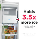 Frigidaire 25.6-cu ft Standard-Depth 36-in Wide Side-by-Side Refrigerator with Ice Maker ,Water and Ice Dispenser ( Fingerprint Resistant Stainless Steel ) ENERGY STAR Certified