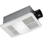 Utilitech 1.5-Sone 80-CFM White Lighted Bathroom Fan and Heater