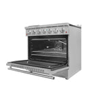 DURO 36-in 6 burners 5.5-cu ft Convection Oven Freestanding Natural Gas Range ( Stainless Steel )