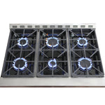 DURO 36-in 6 burners 5.5-cu ft Convection Oven Freestanding Natural Gas Range ( Stainless Steel )