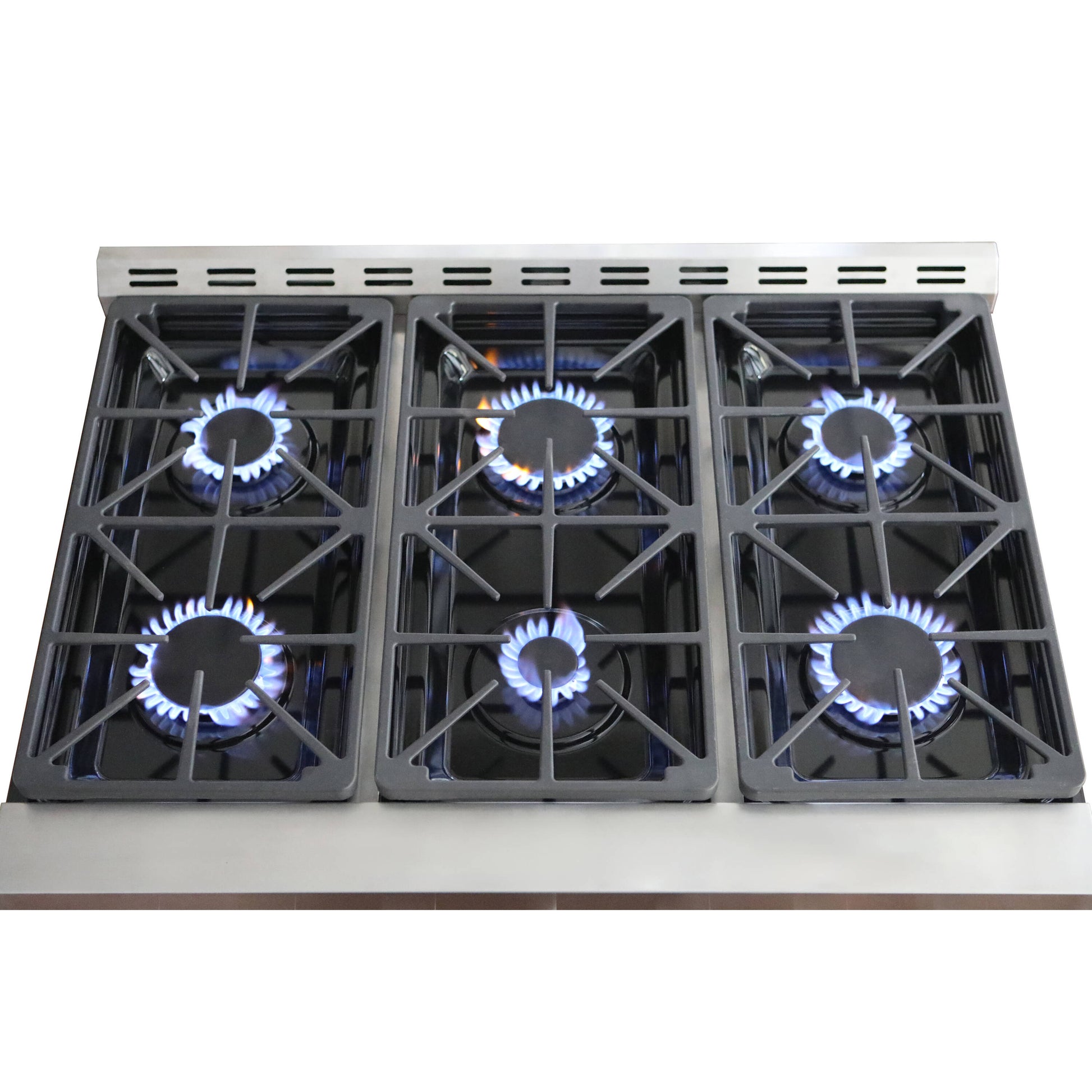 DURO 36-in 6 burners 5.5-cu ft Convection Oven Freestanding Natural Gas Range ( Stainless Steel )