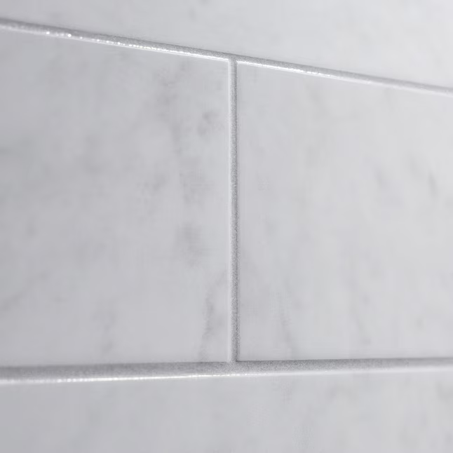 MAAX Utile 60-in L x 30-in W x 60-in H Marble Carrara 3-Piece Direct to Stud Bathtub Back Wall Panel, 103424-307-508-800  #805771 *JR2509, Retail: $2,040.00, FINAL PRICE: $799.99 + TAX