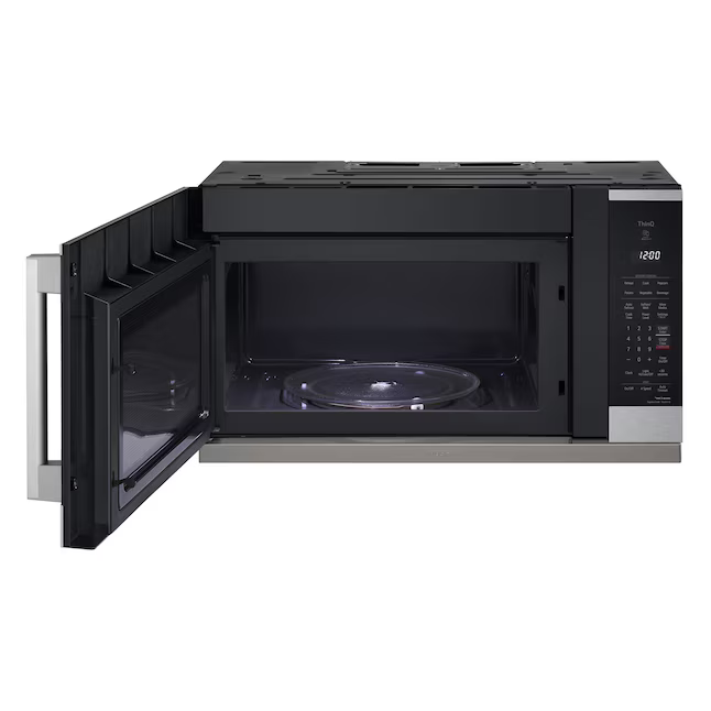 LG 2.1-cu ft 30-in Over-the-Range Microwave with Sensor Cooking + ExtendaVent (PrintProof Stainless Steel), MVEL2125X *JR2512, Retail: $699.00, FINAL PRICE: $349.99+ TAX
