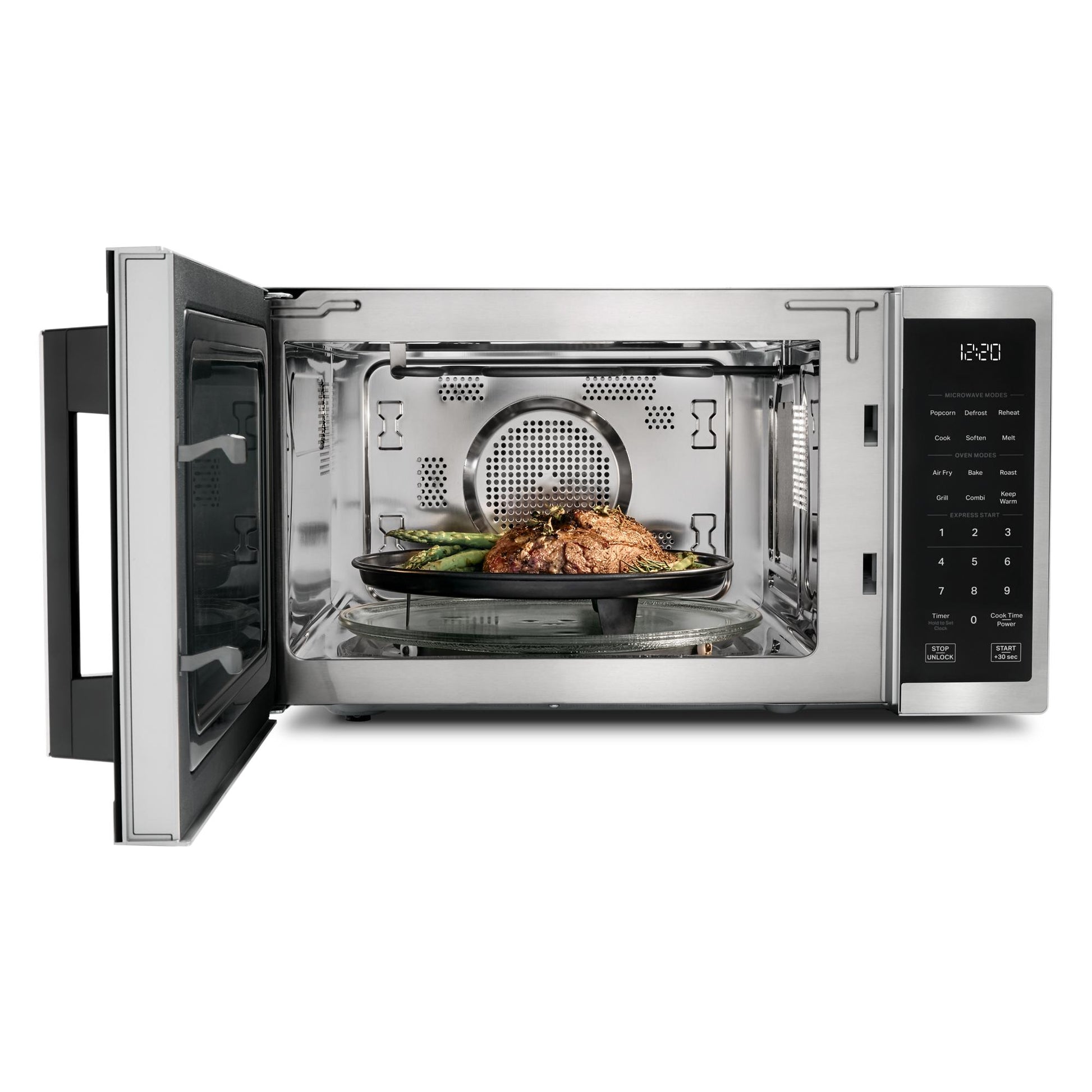 Whirlpool 1-cu ft 1350 -Watt Air Fry Countertop Convection Microwave ( Stainless Steel ), FINAL PRICE: $239.99 + TAX