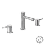 Moen Align Chrome Widespread 2-handle WaterSense High-arc Residential Handle Bathroom Sink Faucet with Drain