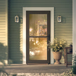 LARSON 80 Split Fullview (Tradewinds) Low-E 36-in x 81-in Brown Aluminum Reversible Hinge Storm