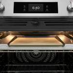 Frigidaire Gallery Stone-Baked Pizza 30-in Glass Top 5 burners 6.2-cu ft Air Fry Convection Oven Slide-In Electric Range (Smudge-Proof Stainless Steel)